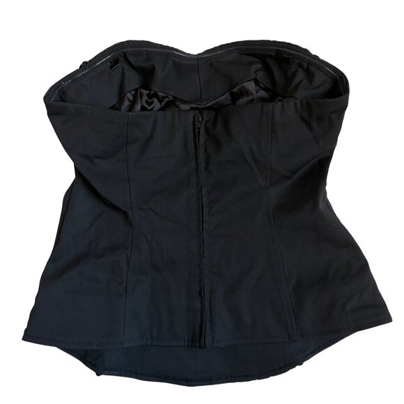 NWT Express Design Studio Black Lace Strapless Bustier Corset Top – Size 0 - Picture 3 of 7